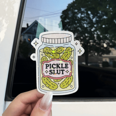 Gurkenglas "Ich werde darüber hinwegkommen, lass mich nur erstmal dramatisch sein" Aufkleber - perfekt für Laptops, Wasserflaschen, Tagebücher und Arbeitsbereiche, toll für Humor-Fans, Jura-Studenten und Sarkasmus-Liebhaber, ideales Geschenk