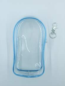 1个透明保护袋，带挂绳，防尘时尚怪兽收纳展示盒，防刮收藏盒，防水PVC整理盒，适用于娃娃、耳机线等，情人节/情人节礼物（不含娃娃） - 無色 - 查看 15