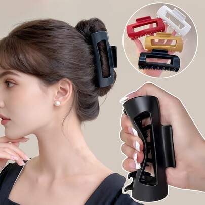 2 pièces Pinces à cheveux en silicone doux, Pinces à cheveux antidérapantes, Nouveaux accessoires pour cheveux élégants design 2025
