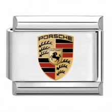 1PC Stainless Steel DIY Jewelry Accessory, Printed With Car Emblem, Heart, Rainbow, Moon, Devil's Eye Pattern, DIY Making Jewelry For Bracelet Necklaces Ring ,Modular Bracelet Components Can Be Freely Matched With Different Styles - Modules - View 19