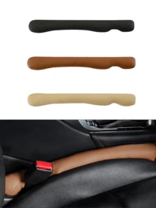 Professional Seat Gap Blocker: Premium Leather Construction With Flexible Design For Perfect Fit In Any Vehicle. Eliminates Lost Items In Seat Crevices & Console Gaps. Ideal For Daily Commuters, RideShare Drivers & Truck Owners. Premium Car Organization Solution For Adults. - Multicolor - View 6