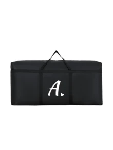 1 chiếc túi du lịch cỡ lớn, túi hành lý gấp gọn có họa tiết chữ cái đầu, túi xách chống thấm nước, thích hợp cho du lịch, công tác, nghỉ dưỡng, túi du lịch đa năng tiện dụng, túi du lịch cuối tuần unisex. - màu đen - Xem 15