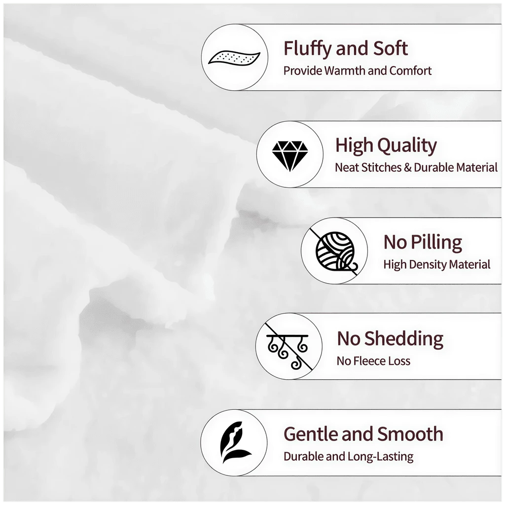 Blankets & Throws - Black - View 6