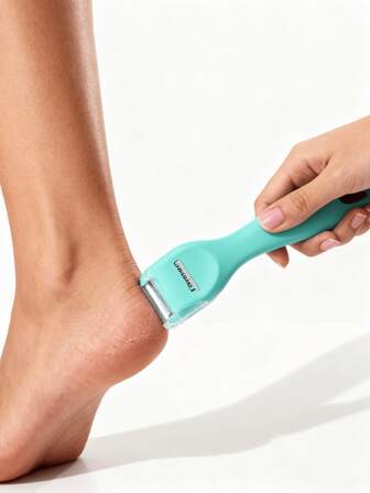 足部锉刀去茧器 - 专业修脚工具，用于去除死皮和龟裂的脚跟，干湿两用，1 支