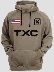 Ganguru NY Sweatshirt New York Cold Weather Top Warm Cotton Sweater Tracksuit - Màu nâu  Mocha - Xem 1