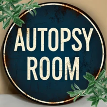 Panneau métallique vintage de laboratoire d'anatomie de 20 x 20 cm, art mural métallique 2D, convient pour la décoration de la maison, du jardin, du garage, du café, du bar, du club, art de rue, style à trous aléatoires