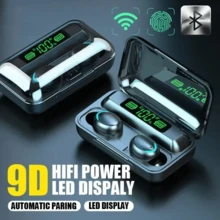 Bluetooth Kopfhörer 9D Stereo Hoher Bass Sport Ohrhörer Freisprecheinrichtung Touchsteuerung Tws Kabellose Ohrhörer Wasserdicht Headset