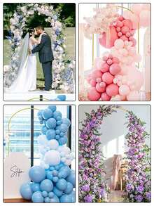 1 Set Metal Rectangular Arch Kit, Suitable For Birthday, Wedding, Bridal Shower, Graduation, Anniversary, Christening, Summer, Theme Party, Backdrop, Home Decor, Valentine's Day, Halloween, Christmas, Thanksgiving - Gold - View 2