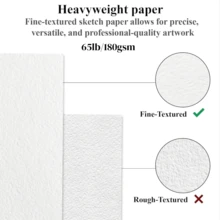 Watercolor Painting Sketchbook For Art Students With Doodle Pattern,15 Sheets(30Pages)260g Water Color Paper Back To School,Mother's Day,Mom's Gift,Back To School,School Supplies