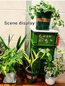 Industrial Style Turnover Box & Aquarium Filter - PP Water Circulation Filtration System For Fish Tank/Pond/Water Grass Tank (Ornamental Fish & Amphibians)