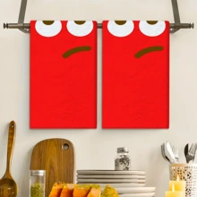 Zestaw 2/4 szt., ściereczki kuchenne, urocze, superchłonne ściereczki z mikrofibry z nadrukiem, ściereczki kuchenne do gotowania i pieczenia, ściereczki do naczyń, ściereczki do czyszczenia, ręczniki do rąk, bardzo miękkie i chłonne, wystrój kuchni, prezenty dla sąsiadów, matek, urodziny, parapetówka dla przyjaciół, niezbędne artykuły kuchenne, artykuły codziennego użytku - Wielokolorowe - Zobacz 5