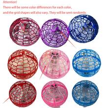 Fliegende Kugel Leuchte, Schwebende Kugel, LED Boomerang Luftball, Fliegender Spinner Mini Drohne Magische Drehende Flugkugel, Drinnen und Outdoor