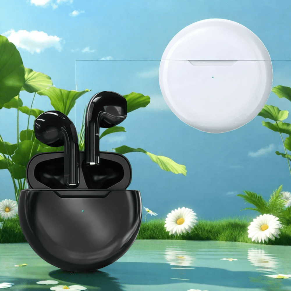 Pro6 Bluetooth Kopfhörer, kabellose Ohrhörer, kabellose Stereo-Sportkopfhörer, wasserdicht mit Mikrofon für Smartphones