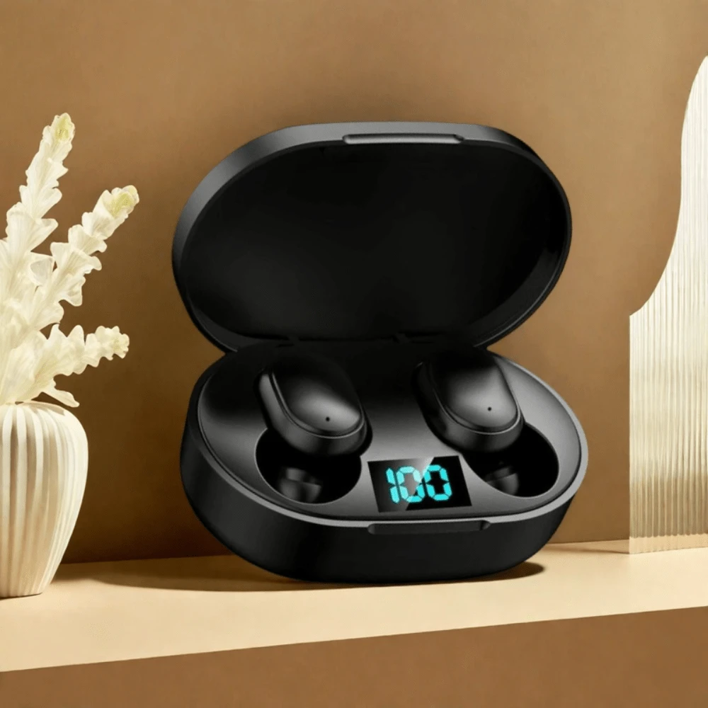 TWS E6S Bluetooth Ohrhörer, kabellose Bluetooth Kopfhörer mit Geräuschunterdrückung und Mikrofon