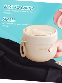 1个不锈钢保温汤杯，便携式微波炉食品容器，符合人体工程学的圆柱形设计，非常适合盛装早餐、豆浆、粥、燕麦片、牛奶等。 - 彩色 - 查看 6