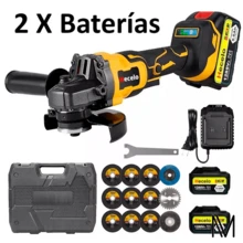 2 Baterías M14 125mm  Amoladora Inalámbrica 1288vf Amarillo - Negro - Ver 1