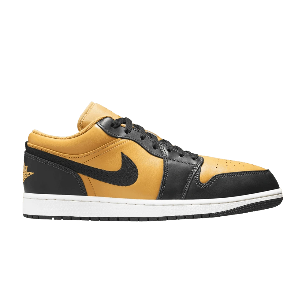 Nike Air Jordan 1 Low SE Grade School 'Flax Baroque Brown' (Unisex) Flax/Baroque Brown/Vintage Coral/Black HQ3604-201 Autumn New - 棕色 - 查看 1
