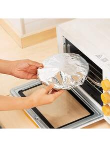 50pcs Reusable Aluminum Foil Food Warmers, Suitable For Kitchen And Dining Table - Keeps Food Warm, Ideal For Picnics, Camping And Home Use, Camping Food Warmer | Reusable Food Wraps - Multicolor - View 8