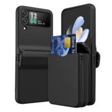 Wallet Shockproof Phone Case With Card Slot Compatible With Foldable Smartphones Waterproof Anti-Fall Scratch Resistant Full Cover