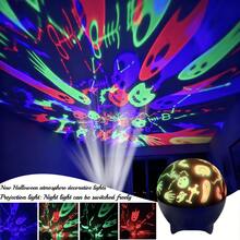 1pc USB Powered Black Atomic Bomb Star & Moon Creative Starry Sky Projection Lamp, Room Decor Projection Light, Dynamic Star & Moon Universe, Suitable For Bedroom, Living Room, KTV, Office, Bar, LED Projection Lamp, Also A Great Gift