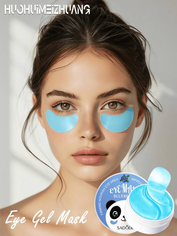 60 Stück Augen-Gele - Intensive Feuchtigkeitsversorgung & Aufhellung, Schwellungsreduktion, Augenringe & Falten, Anti-Falten Augenmasken Hautpflege-Behandlung für Schwellungen & Tränensäcke, Beauty Augenmaske, perfekt für Festtagsreisen, Weihnachtsgeschenke, Augen-Gele, Reiseaccessoires, Geburtstagsgeschenke für Frauen, Hautbehandlungspads, Augenmasken