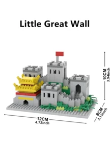 1 件著名地标建筑模型套件 - 巴黎大教堂/帝国大厦/伊丽莎白塔/埃菲尔铁塔/卢浮宫博物馆/美国国会大厦/自由女神像//比萨斜塔/凯旋门/塔桥/东方明珠塔，DIY 创意建筑积木，家居装饰，生日/万圣节/圣诞节礼物 - 彩色 - 查看 22
