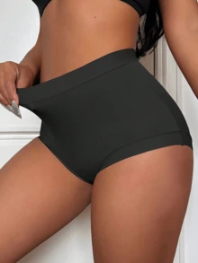 2pcs High Waist Seamless Tummy Control Shaping Panties, Women's Underwear - Multicolor - View 3