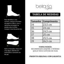 Beira Rio Women's Suede Toe Flatform Sandal, Low Platform, Comfortable, Original - White OFF - View 3