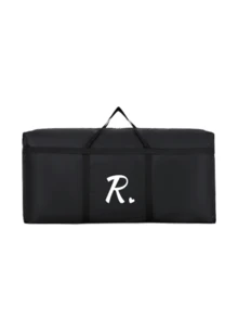 1 chiếc túi du lịch cỡ lớn, túi hành lý gấp gọn có họa tiết chữ cái đầu, túi xách chống thấm nước, thích hợp cho du lịch, công tác, nghỉ dưỡng, túi du lịch đa năng tiện dụng, túi du lịch cuối tuần unisex. - màu đen - Xem 25