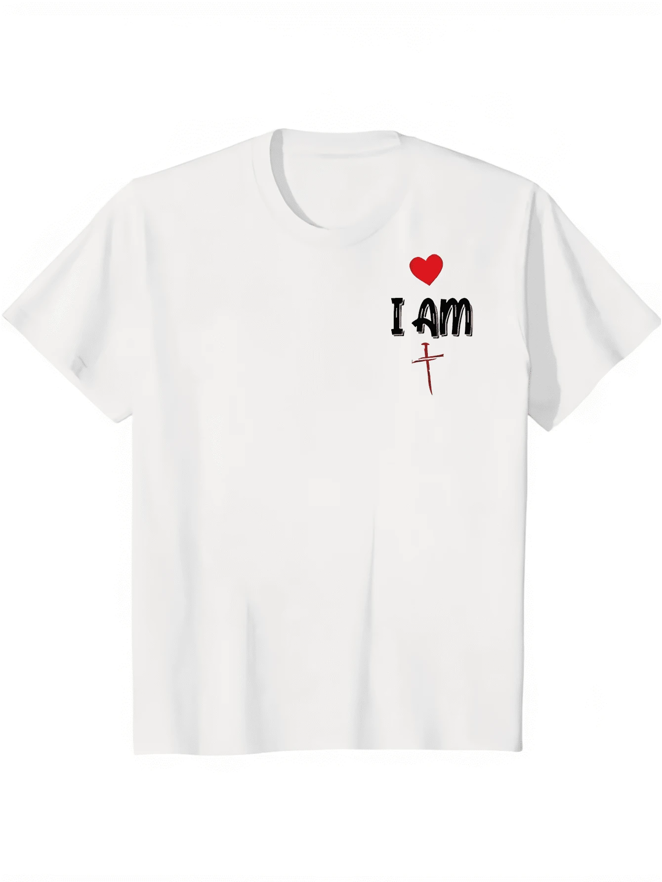 180g Men'S 100% Cotton T-Shirt. Comfortable, Casual, Versatile And Fashionable. A Must-Have Round-Neck Short-Sleeved T-Shirt For Men. Can Be Used As A Gift. Printed And Shipped From The United States. - White - View 1