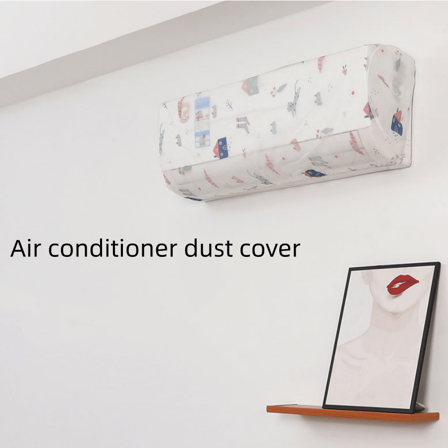 Klimaanlagen Staubschutzabdeckung, Vollschutzabdeckung für Wandmontage Klimaanlage im Innenbereich, Staubschutzabdeckung für Schlafzimmer Hängegerät