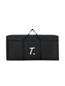 1 chiếc túi du lịch cỡ lớn, túi hành lý gấp gọn có họa tiết chữ cái đầu, túi xách chống thấm nước, thích hợp cho du lịch, công tác, nghỉ dưỡng, túi du lịch đa năng tiện dụng, túi du lịch cuối tuần unisex. - màu đen - Xem 19