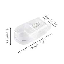 1pc Portable Pill Cutter And Organizer, Pill Splitter With Pill Cutting Mechanism, Capsule Box And Cutting Blade, Suitable For Travel And Medication Management