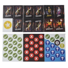 Werewolf Deduction Game, Card Game, Interactive Board Game, Deduction Game, Suitable As A Gift, 3-10 Players Party, Suitable For Halloween, Christmas