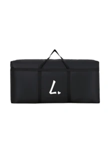 1 chiếc túi du lịch cỡ lớn, túi hành lý gấp gọn có họa tiết chữ cái đầu, túi xách chống thấm nước, thích hợp cho du lịch, công tác, nghỉ dưỡng, túi du lịch đa năng tiện dụng, túi du lịch cuối tuần unisex. - màu đen - Xem 33