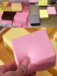 热销超柔软优质减压黄油挤压玩具，慢回弹湿润柔软手感，可爱奶酪挤压减压新奇玩意，减压创意，生日、圣诞节、毕业典礼、返校礼物、派对礼品的桌面装饰 - 彩色 - 查看 12