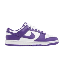 Nike Dunk Low 'Championship Purple' (Unisex) White/Court Purple DD1391-104 Summer New - Màu tím - Xem 1