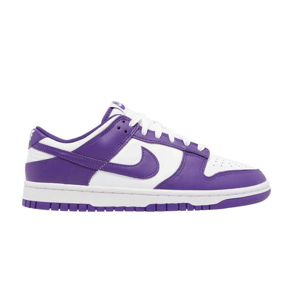 Nike Dunk Low 'Championship Purple' (Unisex) White/Court Purple DD1391-104 Summer New - Màu tím - Xem 1