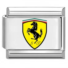 1PC Stainless Steel DIY Jewelry Accessory, Printed With Car Emblem, Heart, Rainbow, Moon, Devil's Eye Pattern, DIY Making Jewelry For Bracelet Necklaces Ring ,Modular Bracelet Components Can Be Freely Matched With Different Styles - Modules - View 16