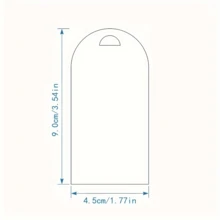 1pc Customized Text, Pink Ribbon, Blank Acrylic Arch Ribbon Wedding Seat Labels, Wedding Blank Arch Acrylic Place Cards, Frosted Transparent Wedding Reserved Sign Chair Acrylic Name Tags With Ribbon Table Setting Numbers Guest Names Dinner Party