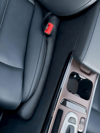 Professional Seat Gap Blocker: Premium Leather Construction With Flexible Design For Perfect Fit In Any Vehicle. Eliminates Lost Items In Seat Crevices & Console Gaps. Ideal For Daily Commuters, RideShare Drivers & Truck Owners. Premium Car Organization Solution For Adults.