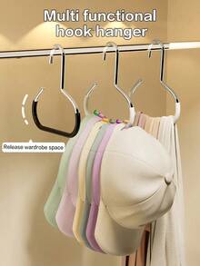 2pcs Hat Storage Rack,Belt Holder Organizer Rack, Wardrobe Accessory Storage Organizer Fits Belts, Ties, Scarves, Camisole, Hats, Bras, Shoes,Handbag Dress Pants Shoes Jeans Boots Skirt Cap Storage Organizer, Dormitory Wardrobe Interior Hanging Cap Rack, Multifunctional Hat Display Holder Hanger For Pants, Tie Heavy-Duty Hanger, Tank Top, Bathroom, Bedroom, Wardrobe, Closet, Home, Dormitory