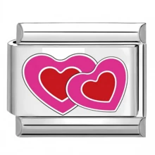 1PC Stainless Steel DIY Jewelry Accessory, Printed With Car Emblem, Heart, Rainbow, Moon, Devil's Eye Pattern, DIY Making Jewelry For Bracelet Necklaces Ring ,Modular Bracelet Components Can Be Freely Matched With Different Styles - Modules - View 9