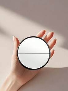 装饰艺术圆形壁镜 - 全身水平壁挂式镜子，带塑料框架，无需电力 | 客厅、卧室、玄关、浴室墙面装饰的家居装饰，用于试穿服装的自拍镜，房间装饰，圣诞节