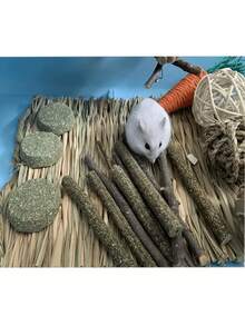 Large Woven Rabbit Nest, Handmade Foldable Hide-Away House, Suitable For Guinea Pigs, Rabbits, Ferrets, Breathable Play Bed - Multicolor - View 9