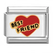 1PC Stainless Steel DIY Jewelry Accessory, Printed With Car Emblem, Heart, Rainbow, Moon, Devil's Eye Pattern, DIY Making Jewelry For Bracelet Necklaces Ring ,Modular Bracelet Components Can Be Freely Matched With Different Styles - Modules - View 21