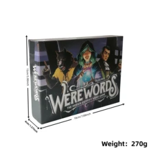 Werewolf Deduction Game, Card Game, Interactive Board Game, Deduction Game, Suitable As A Gift, 3-10 Players Party, Suitable For Halloween, Christmas