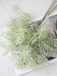1/6/12 cây giả cao 34cm với cỏ giả, lá giả và lá bạch đàn, thích hợp trang trí tường, phòng khách, phòng ngủ, đám cưới, tiệc tùng, bàn ăn. Trang trí nhà cửa, bàn làm việc, nhà bếp, đám cưới, bàn ăn, trung tâm bàn, văn phòng, vườn, ngoài trời, nhà, sân, thích hợp cho mùa xuân, hè, thu, đông. - màu xanh lá - Xem 6