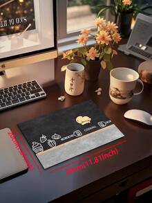 [HOT!!!] 1pc Soft Rubber Kitchen Mat, 3.5mm Thick Kitchen Rug, Dark Cartoon Style Kitchen Absorbent Mat Large Carpet, Can Be Cut To Fit Kitchen Size, Surface Fabric Material, Middle Sponge Layer, Bottom Rubber Layer, Suitable For Kitchen Rugs, Kitchen Decor, Wedding Decor, Home Decor, Bathroom Mat, Entryway Mat, Laundry Room Mat, Hallway Carpet, Living Room Mat, Etc. - Multicolor - View 14