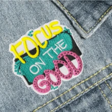 关注美好嬉皮朋克摇滚动漫卡通户外探险贴纸缝制贴片DIY服装配饰刺绣缝纫熨烫贴片徽章标志，适用于衣服、鞋子、包包 - 彩色 - 查看 4